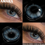 Popxstar  Fashion Colored Contact Lenses Natural Brown Eye Lens Gray Contact Eye Lenses Blue Lenses Contacts for Dark Eyes