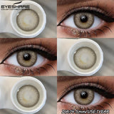 Popxstar  1Pair Fashion Colored Contact Lenses for Eyes Big Blue Eye Lens Natural Yearly Cosmetics Beauty Women Men Pupils