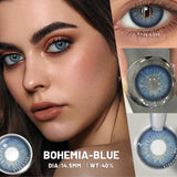Popxstar Beautiful Pupil Colored Contact Lenses Black Natural Brown Contact 2pcs High Quality Makeup Cosmetic EyeContact Lens