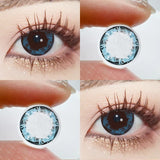 Popxstar 2pcs Cosplay Myopia Color Contact Lenses Anime Diamond Pupil 6months Halloween Cute Eye Circle Lens 14.2mm