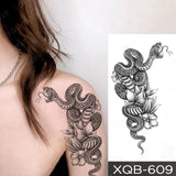 Popxstar Waterproof Temporary Tattoo Sticker Japanese Phoenix Flame Flash Tatto Feather Totem Body Art Arm Leg Waist Fake Tatoo Men Women