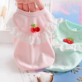 Puppy Summer Clothes Dog Fancy Vest for Small Breeds Dogs Pet Clothing Pomeranian Chihuahua Ropa Perro Costume Roupa Vestido