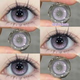 Popxstar  2PCS Halloween Myopia Contact Lenses Cosplay Colored Contact Lenses Prescription Lens Natural Pupils Eye Color Lenses