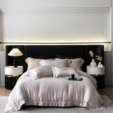 Popxstar  1000TC Egyptian Cotton Soft Silky Jacquard Embroidery Luxury Bedding Set Duvet Cover Flat/Fitted Bed Sheet Pillowcases 4Pcs