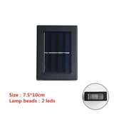Popxstar Solar LED Outdoor Light Solar Lighting Sensor Lamp Streetlights Exterior Garden Decoration Garland Waterproof Solar Wall Light