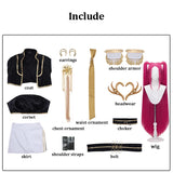 Popxstar Black Golden Rumi Zoey Mira Cosplay KPop Cosplay Costume Wig Women Suit Halloween Party Role Playing Outfit