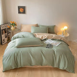 Popxstar  Luxury Bedding Set 100% Egyptian Cotton 400TC Duvet Cover Flat Fitted Sheet Single Double Queen King Quilt Cover with Pillowcase