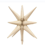 Popxstar  1/2/5pcs Starbust Balloons Rose Gold Silver Gold Explosion Star Foil Balloon for Birthday Christmas Wedding Decor Kid Air Globos