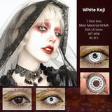 Two pieces Japanese Anime Character Lenses Cosplay Color Contact Lenses Student Anime Accessories with Eye Contact Big Eyes Lens