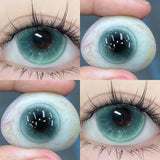 1pair Contact Lenses Color Contact Lenses With Myopia Soft Lenses Pupils for Natural Women's Beauty and Makeup for a Year