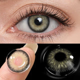 Popxstar  Eye Contacts 1pair PATTAYA-GRAY Color Lenses Colored Contact Lens Beauty Eyes Cosmetic Eyecontact Contactlen