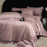 Popxstar  1000TC Lyocell Eucalyptus Fiber Super Soft Silky Queen King Size Bedding Set Duvet Cover Set Bed Sheet/Fitted Sheet Pillowcases