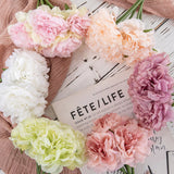 Popxstar 5pcs Artificial Silk Peonies Flowers Pink Bouquet Pretty Autumn Scenes Arrangement Peony Fake Flower Wedding Home Decor Cheap