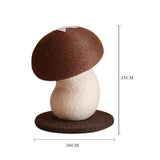 Mushroom Cat Scratching Post Natural Sisal Kitten Scratcher Toys Climbing Stand for Indoor Cats Interactive Pet Furniture