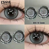 Popxstar  2PCS Myopia Colored Contact Circular Lenses Degree -0.00 to -8.00 Black Eyes Beauty Pupil Brown Makeup Lens Fast Shipping
