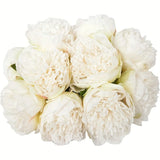 5 Simulated peonies, Artificial flowers for living room and bedroom decoration, Holding flowers for wedding parties