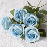 Popxstar 12pcs Realistic Artificial Rose Bouquet for Weddings, Birthdays, and More  for Floral Arrangements and Home Decor