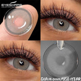 2pcs Natural Colored Contact Lenses Blue Brown Eye Contacts Lenses Gray Makeup EyesLense Yearly Green Beautiful Pupils