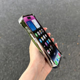 Fashion Silver 3D Unique Water Wave Texture Phone Back Cover For iPhone 17 Air 16 15 13 12 11 Pro Max Case