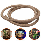 Popxstar Large Flexible Vines Rattan Habitat Decoration Bendable Jungle Branches Climb Pet Supplies Reptiles Terrarium Decor 1.5/2.5/3m