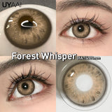 1 Pair Brown Lenses Natural Big Eyes Gray Lenses Cosmetics Korean Style Lenses y2k Colorcon Blue Eye Conatcts Puple Lenses