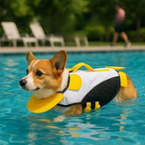 Dog Life Jacket Cute Marine Animal Shape High Buoyancy Swimming Vest With Back D-Ring For Small Medium Dogs