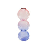 Popxstar 1pc Glass Vases Nordic Candlestick Wedding Decoration Christmas Decoration Candle Stick Holder Home Decor Flower Vase