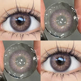 1Pair Colored Contact Lenses Beauty Pupil Blue Lenses Eye for Natural Effect Eyes Cosmetic Brown Eye Lenses Free Shipping