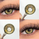 1Pair Contact Lenses Colored Pupils for Eyes Myopia Daisy Pink Cosmetics Contacts Purple Lenses Yearly Fast Shipping