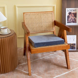 Popxstar linen natural latex seat cushion single student chair seat cushion office beautiful buttocks car meal seat cushion