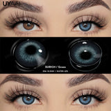 Popxstar  1 Pair Fashion Lenses Colored Contact Lenses for Eyes Beauty Green Eyes Lenses Natural  Brown Lens Grey Lens