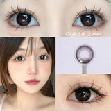 Popxstar  Korean Hot Sale color contact Lenseswith Myopia Degree Grade 0.00-8.00Beauty Pupilentes Grey Brown KSSEYE2Pcs Soft Lens