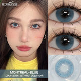 1Pair New Color Contacts Lenses Fashion Soft Blue Green Eyes Contacts Gray Beauty Pupils Brown Eyes Lenses Fast Shiping