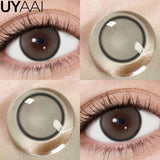 Popxstar NEW Choco Series Colored Contact Lenses Cosmetic Black Lenses Gray Contacts Lenses Women Makeup Colored Pupils Blue lenses