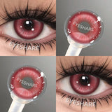Popxstar  1 Pair Pink Cosplay Contact Lenses for Eyes Lenses Anime Lenses Anime Accessories Lenses Purple Lenses Red Lens