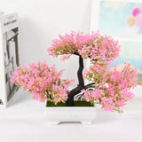 Popxstar Artificial Plants Bonsai Small Tree Pot Fake Plant Flowers Potted Ornaments For Home Room Table Decoration Hotel Garden Decor