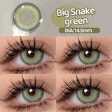 Popxstar  New 1Pair Fashion Big Lenses Myopia Colored Contact Lenses for Eyes Beauty Blue Eyes Lenses Green Pupils Brown Grey Lens