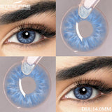 Popxstar  Blue Contact Lenses Colored Contacts for Eyes 1 pair Brown Eye Lenses Gray Lenses Yearly Cosmetic Makeup Eye Contacts