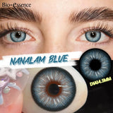 Popxstar  1 Pair Colored Contact Lenses with Prescription Natural Look Myopia Lenses 0~-6.00 Green Lenses Brown Contact Lenses