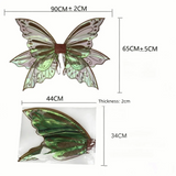 Sparkling Large Fairy Wings Organza Adult Women Angel Wings Princess Fairy Wing for Cosplay Dress Up