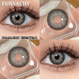 1 Pair contact lenses for eyes color eye contacts brown gray lens beautiful pupils for makeup yearly use