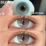 Popxstar  Contact Lenses 2Pcs Blue Green Contact Lenses Color Permanent Makeup Machine Changing Pupil and Eyes Color Fashion Lenses