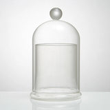 Popxstar Aromatherapy Candle Cup with Cover, Borosilicate Glass, Table Decoration, Glass Storage Bottle, Beautiful Home Decoration