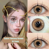 1 Pair Hot Sale Colored ContactLenses with Prescription Green Lris Myopia Lenses Degree 0~-8.00 Natural Soft Lenses