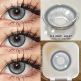 1pair Green and Red Anime Cosplay Colored Contact Lenses for Cosplayers: Daily, Party, and Eye Beauty Makeup Contacts
