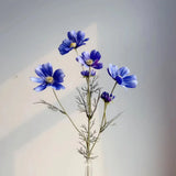 Popxstar spring decor Chamomiles Silk Artificial Flower 60cm Daisy White Fake Flowers Room Wedding Home Table Decorations Party Diy Bouquet Gifts 1PCs