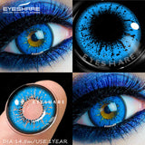 1 Pair Colored Contact Lenses for Cosplay Red Anime Eyes Lenses Halloween Blue Eyes Contact Yearly Green Beauty Lenses