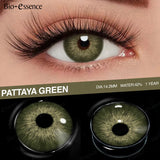 Popxstar New Arrival Bio-essence 1 Pair Gray Lenses for Eyes Color Contacts Lens Fashion Makeup Lenses Blue Pupils for Natural Eyes