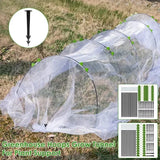 Popxstar Garden Net Plant Cover Rustproof Fiberglass Rods Insect Netting Arch Set Flower Vegetable Bird Protection Netting Plant Cover