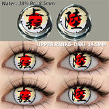 Popxstar Colored Contact Lenses 2pcs Colorful Contact Lenses Anime Cosplay Contact Eye Lenses Halloween Beauty Makeup Color Lens